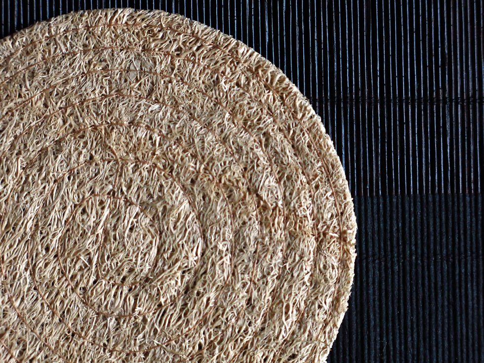 Thumbnail: Natural Loofah Teaware Coaster