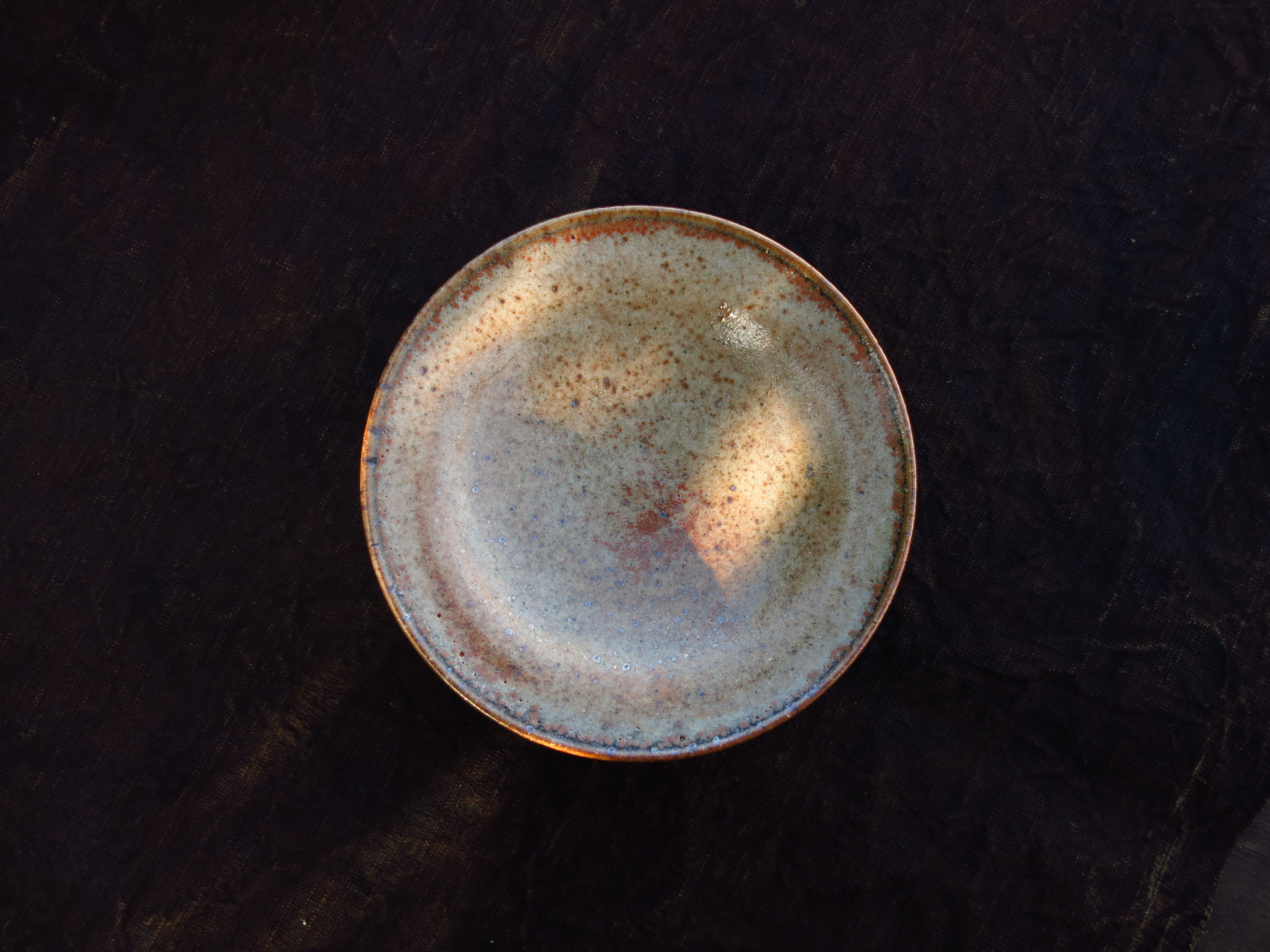 Handmade Wood Ash Glazed Tea Tray #1
