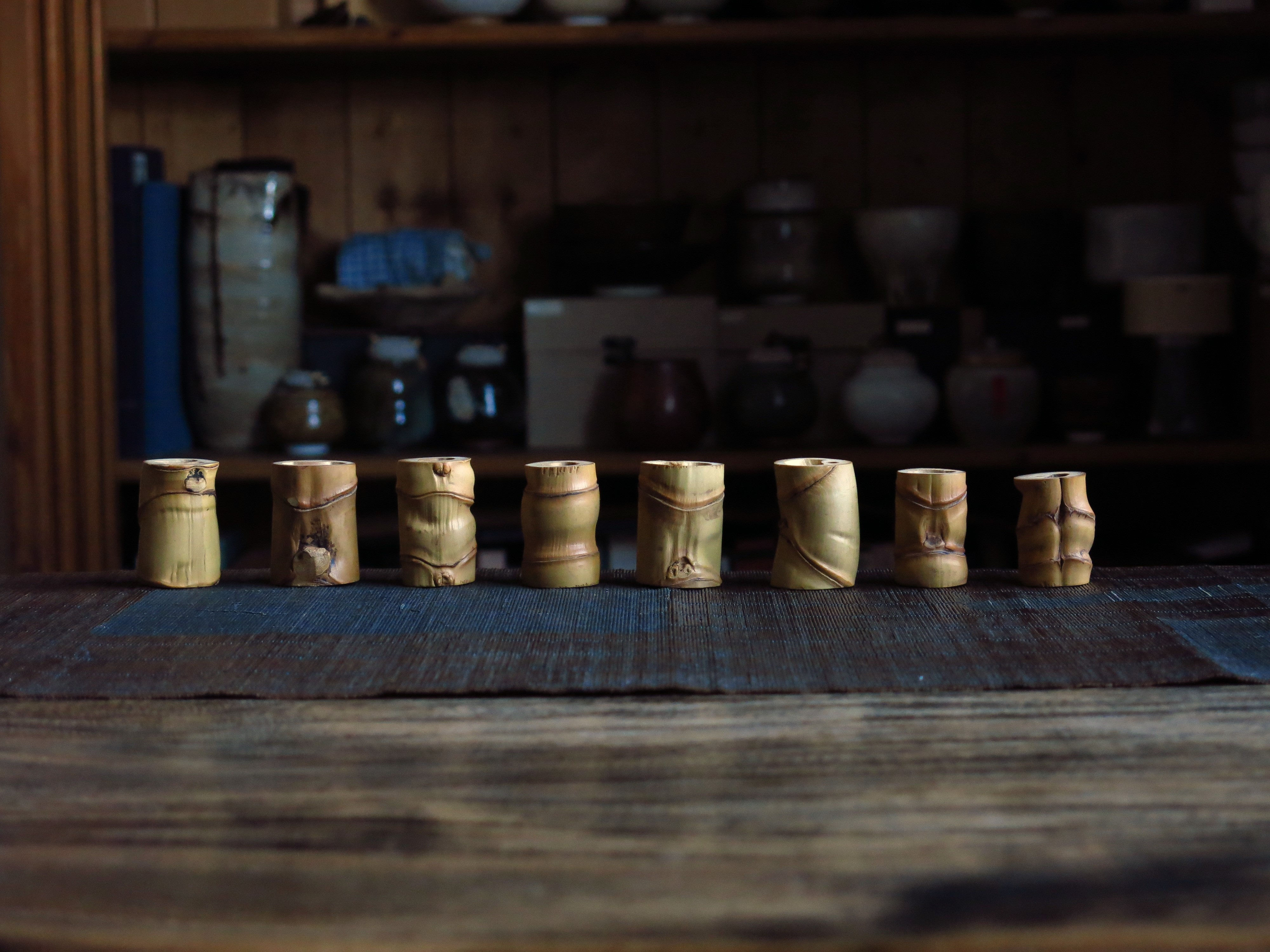 Bamboo Teapot Lid Stand (Gaizhi)