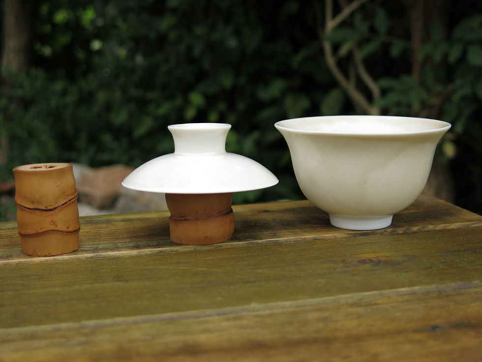 Thumbnail: Bamboo Teapot Lid Stand (Gaizhi)