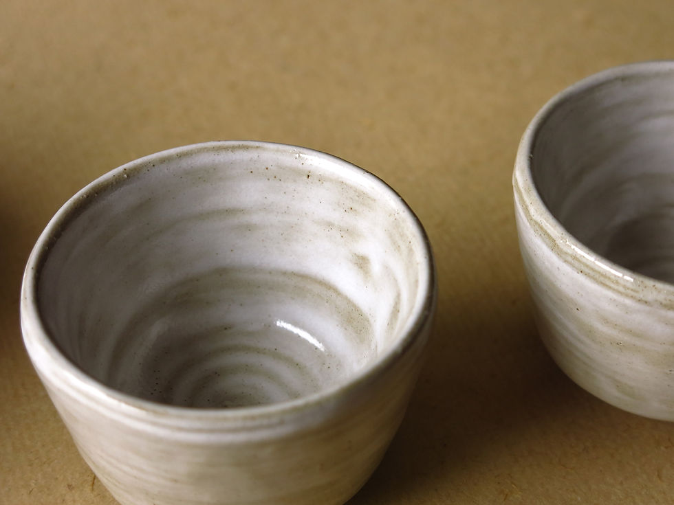 Thumbnail: Handmade Clay Spring Tea Set