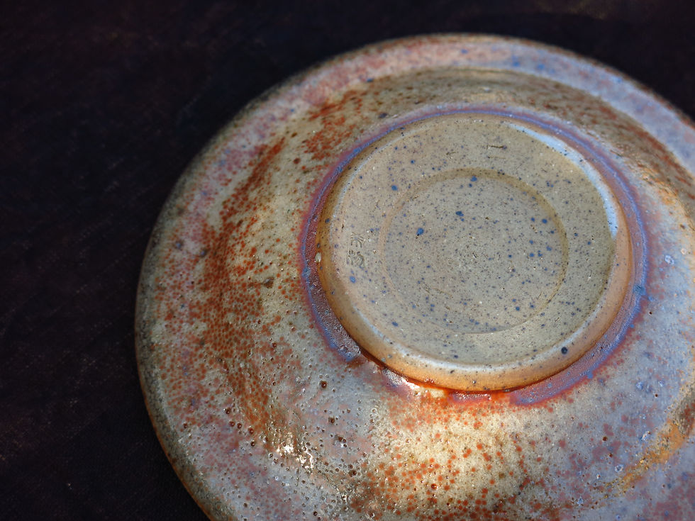 Thumbnail: Handmade Wood Ash Glazed Tea Tray #1