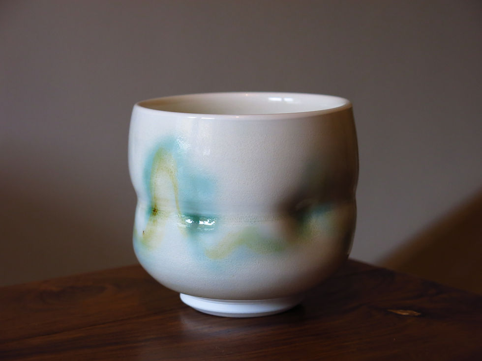 Thumbnail: Handmade Hazy Mountain Tea Bowl/Coffee Mug, 280ml