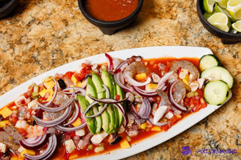 Mexican Restaurant food and cocktail menu photography