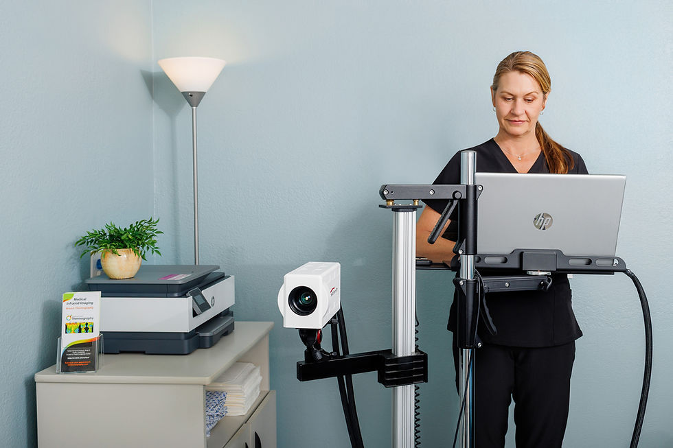 High angle view of a small business owner arranging product displays