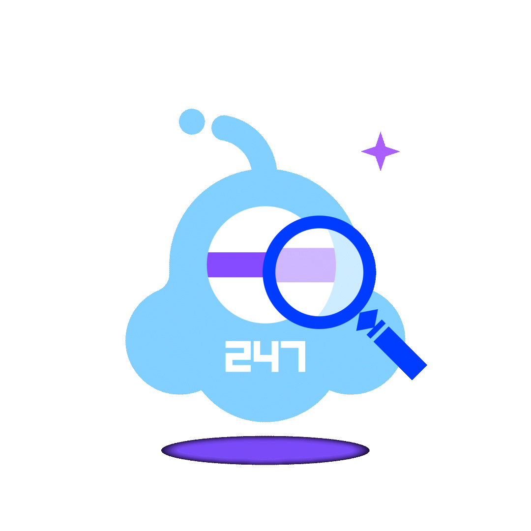 ニシナくん：虫眼鏡