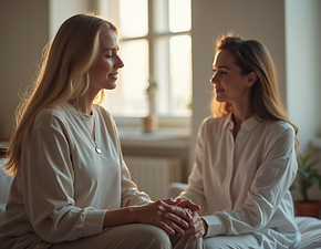 Peaceful-therapy-session-with-a-calm-therapist-in-a-quiet-room-providing-support-emotional