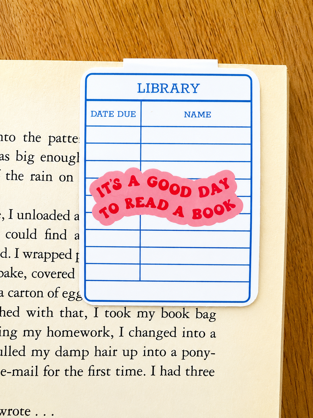 Library Daydream Magnetic Bookmark