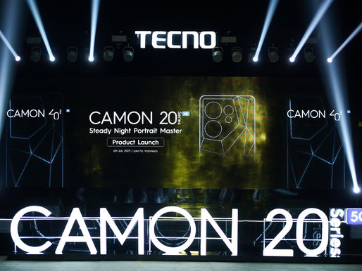 Dekorasi Acara Product Launch  Tecno Camon 20 Series Sekeren Ini?