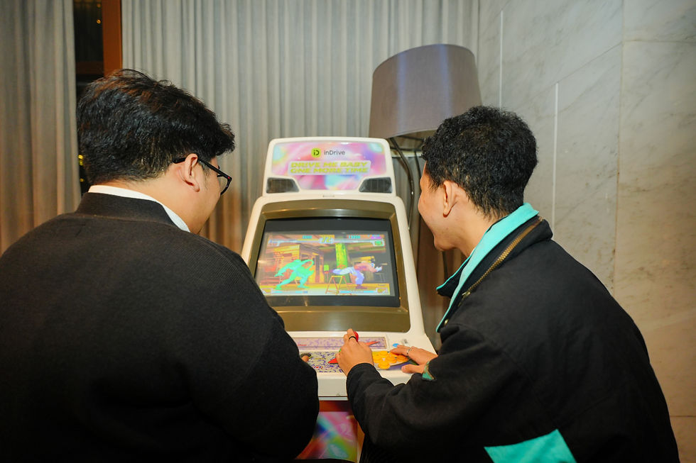 Dekorasi Event inDrive New Year Party