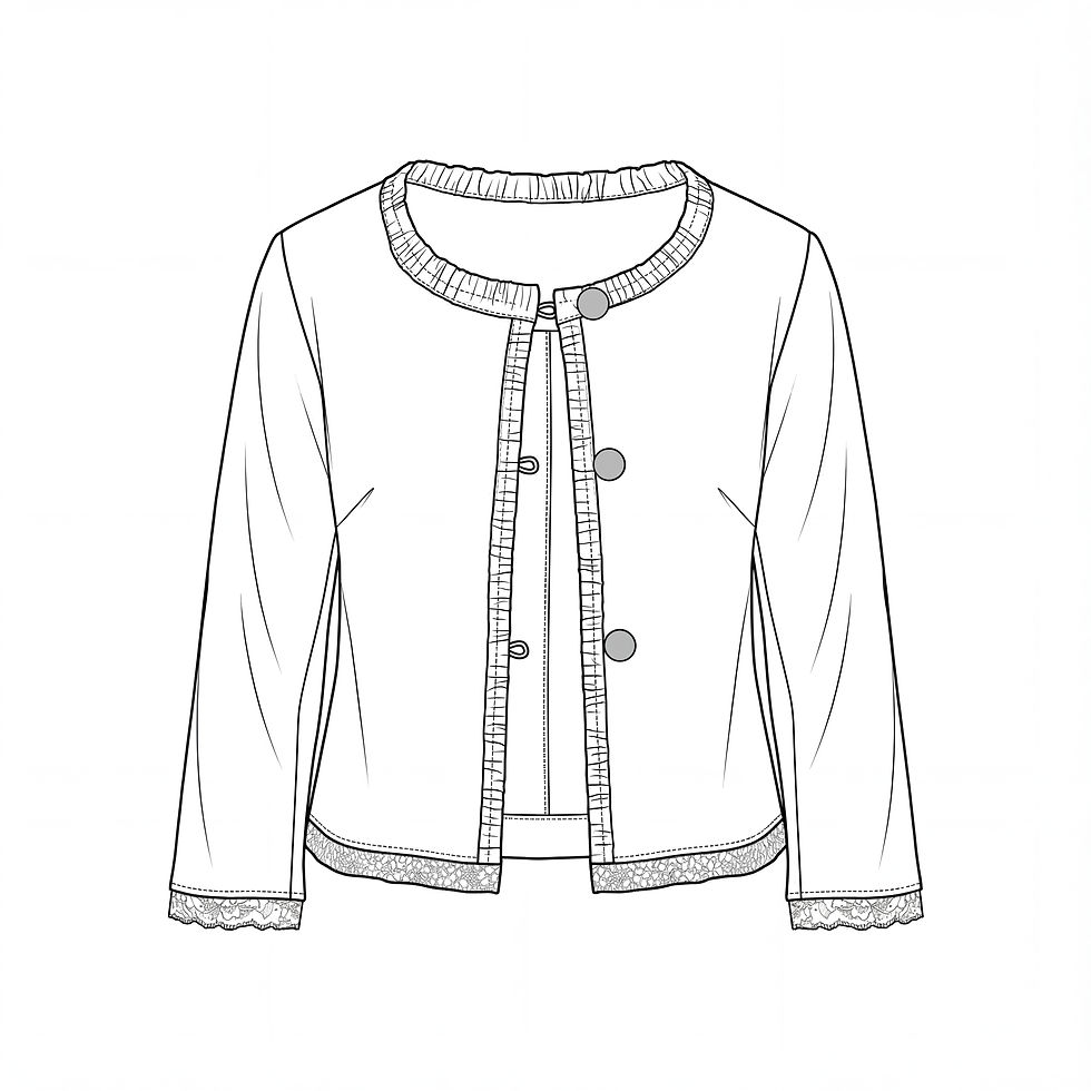 Miniatura: Chaquetilla  abierta Neopreno Rosa