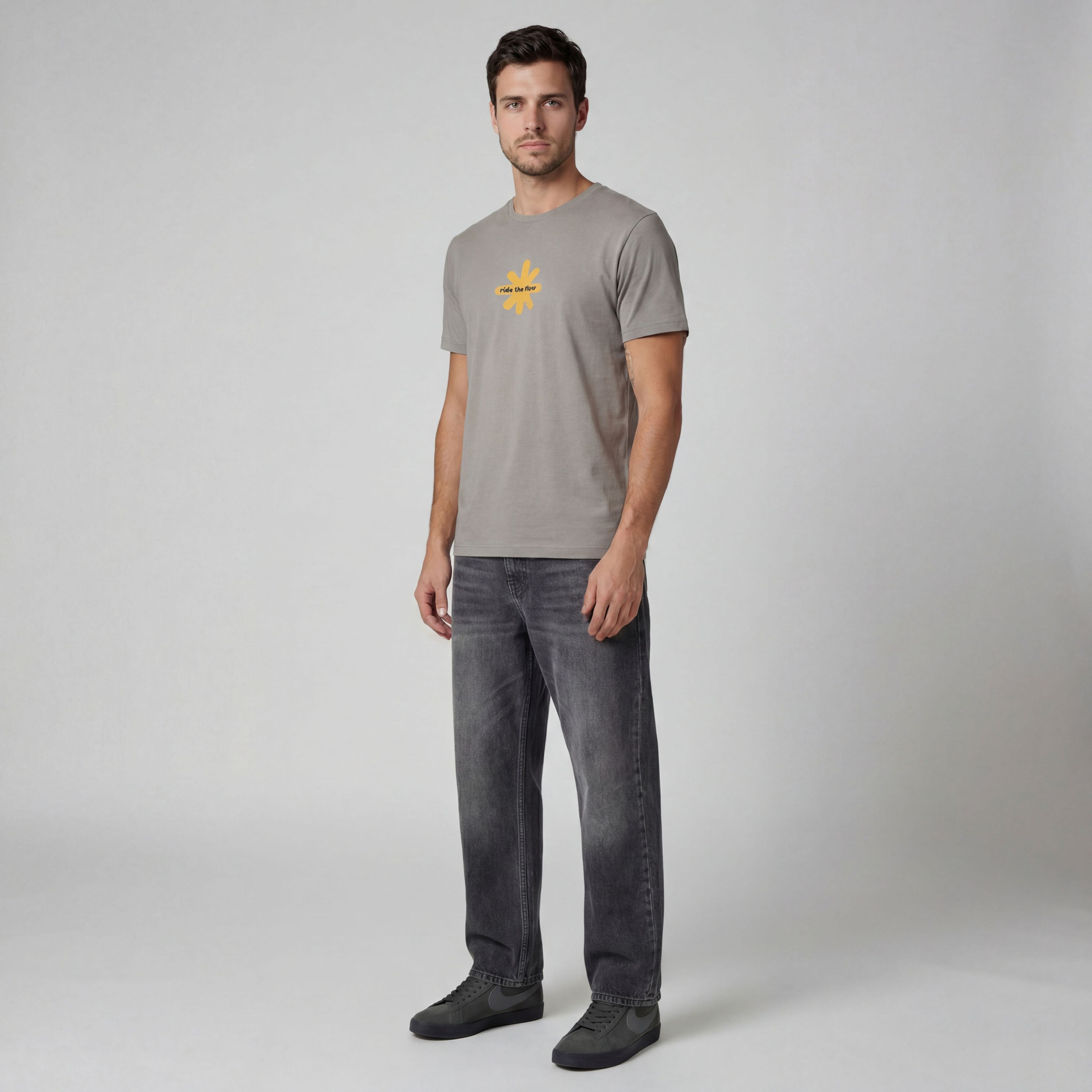 Camiseta Ride Light Grey