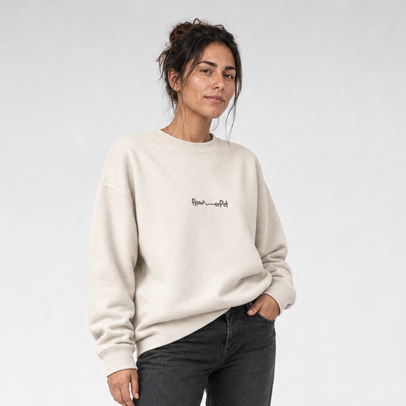 Miniatura: Sudadera fw_pot minimal Natural