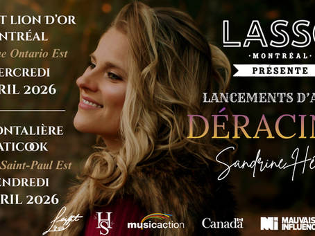 L'Estrienne Sandrine Hébert présente deux lancements de l'album « Déracinée »!