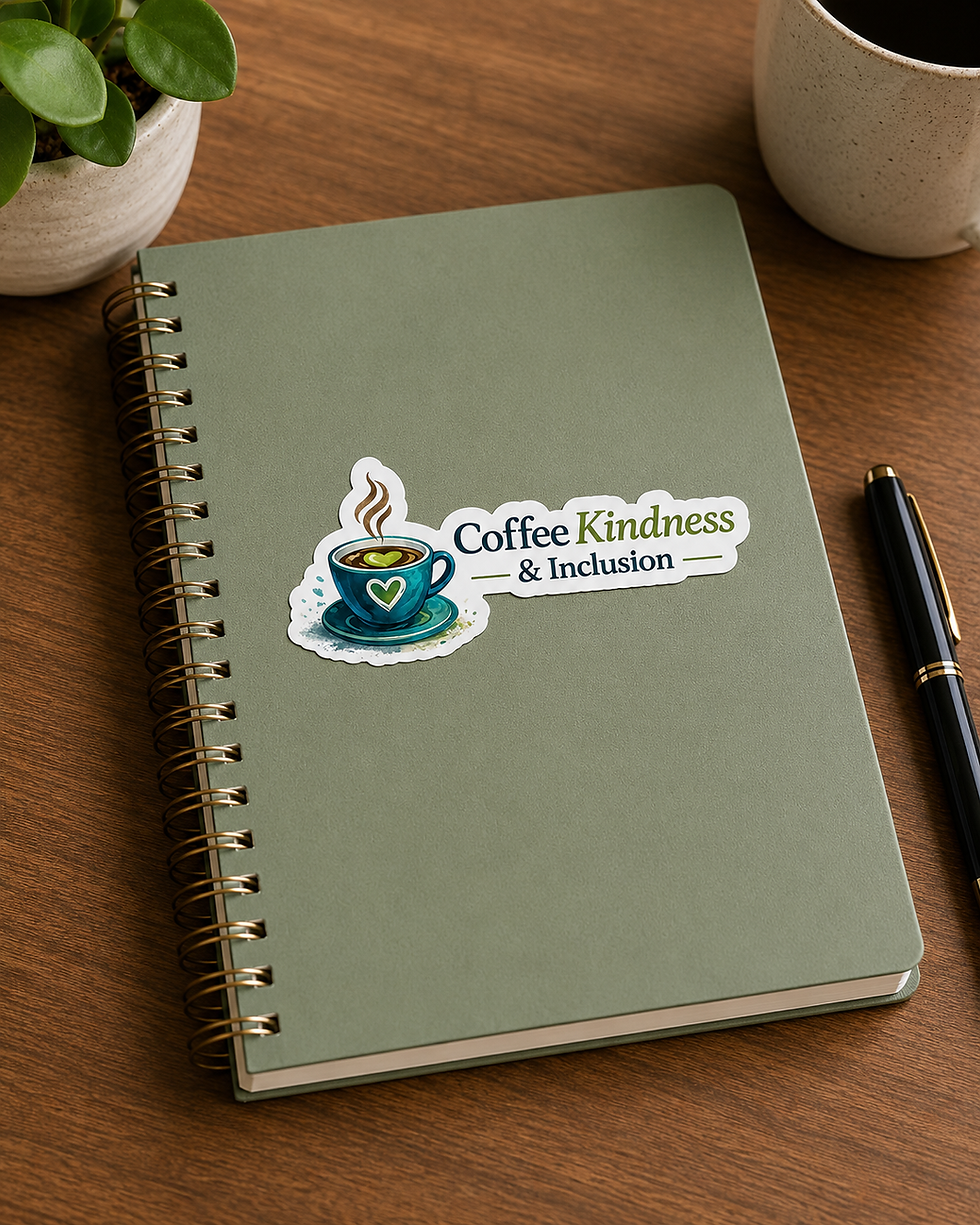 CKI Logo sticker on notebook