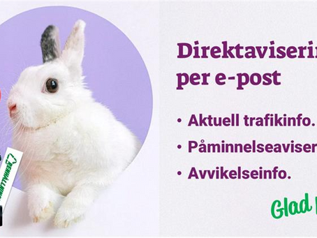 Aktuell information inför påsk: