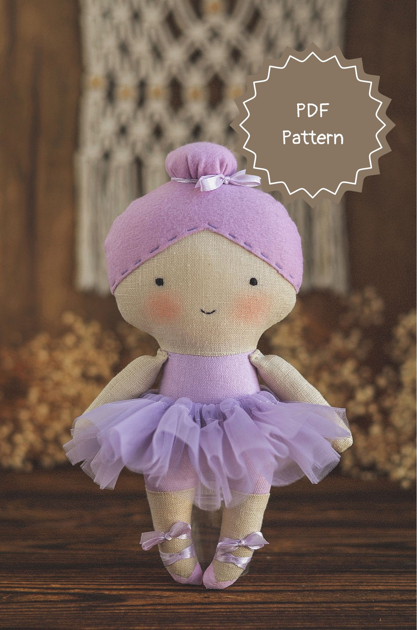 Happylabtoys - Emma Doll Sewing Pattern & Tutorial