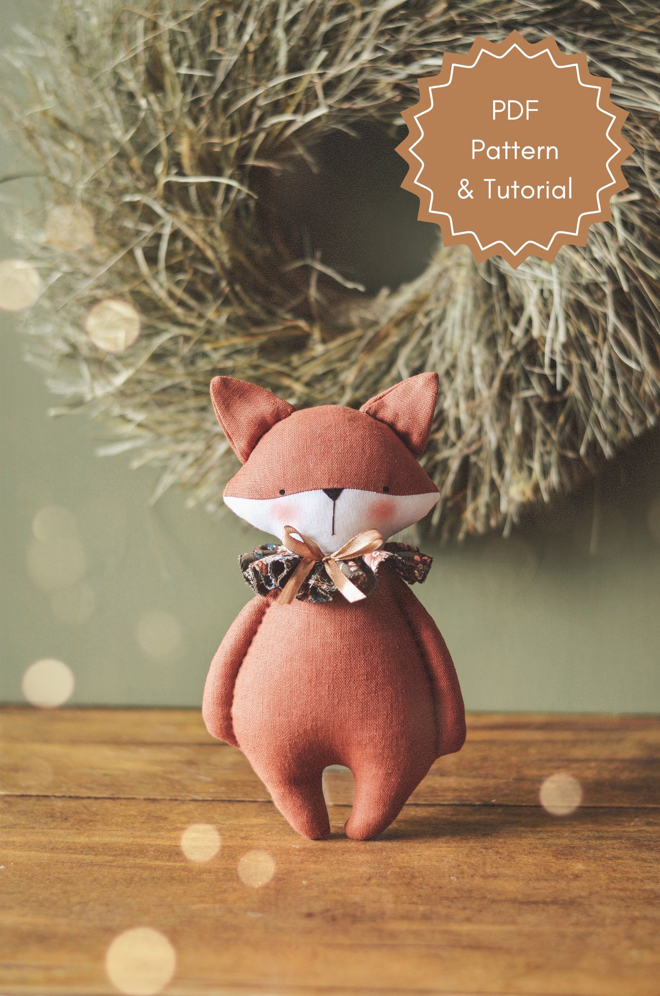Happylabtoys - Fox Sewing Pattern & Tutorial