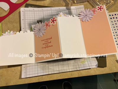 Cascading card - Thoughtful Blooms