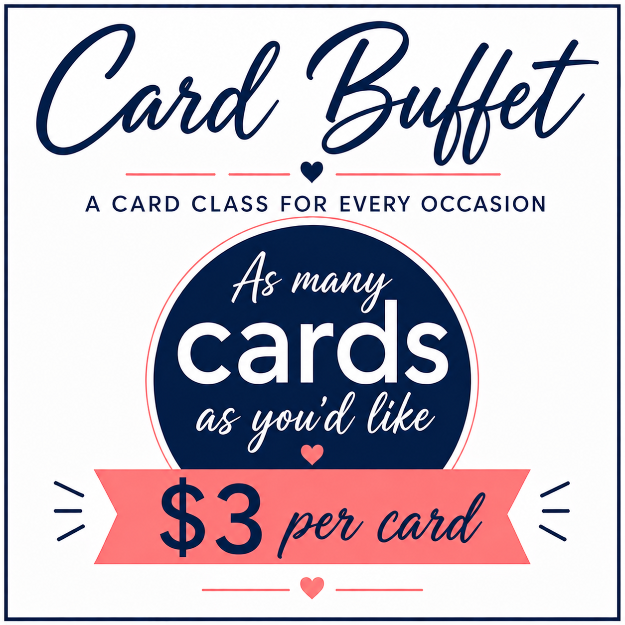 In Person Card Buffet