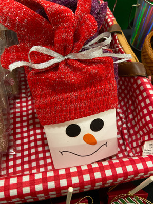 Snowman Popcorn Gift