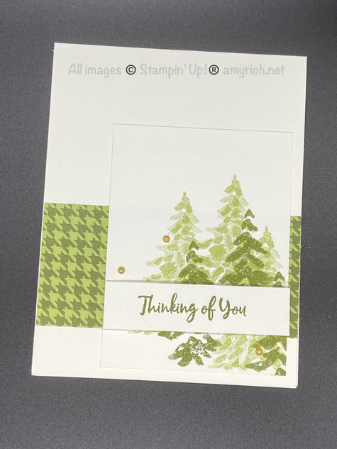 In the Pines Thinking of You card