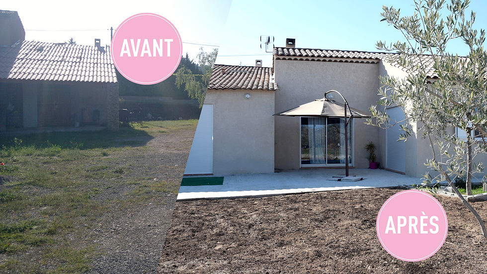 Extension d'un cabanon en villa