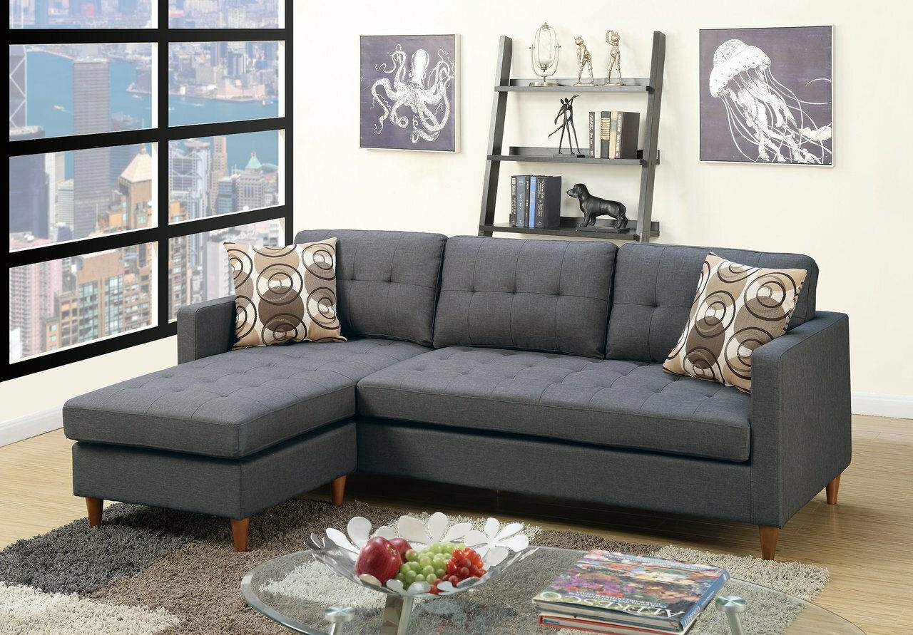 LINEN-LIKE REVERSIBLE L SHAPE SECTIONAL