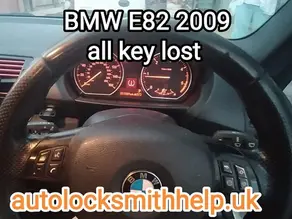 Replacement of lost keys for BMW E82.