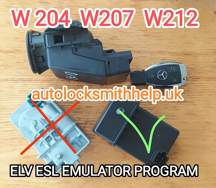 Mercedes Electronic Steering Lock EIS ESL PROGRAMMING W