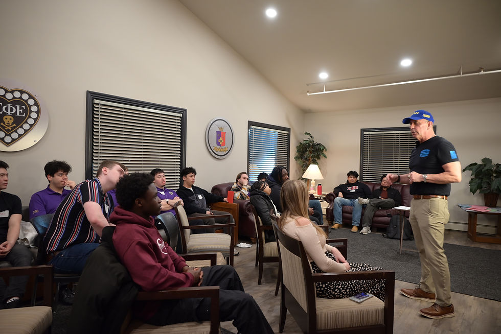 Doc Jev coaching in a college