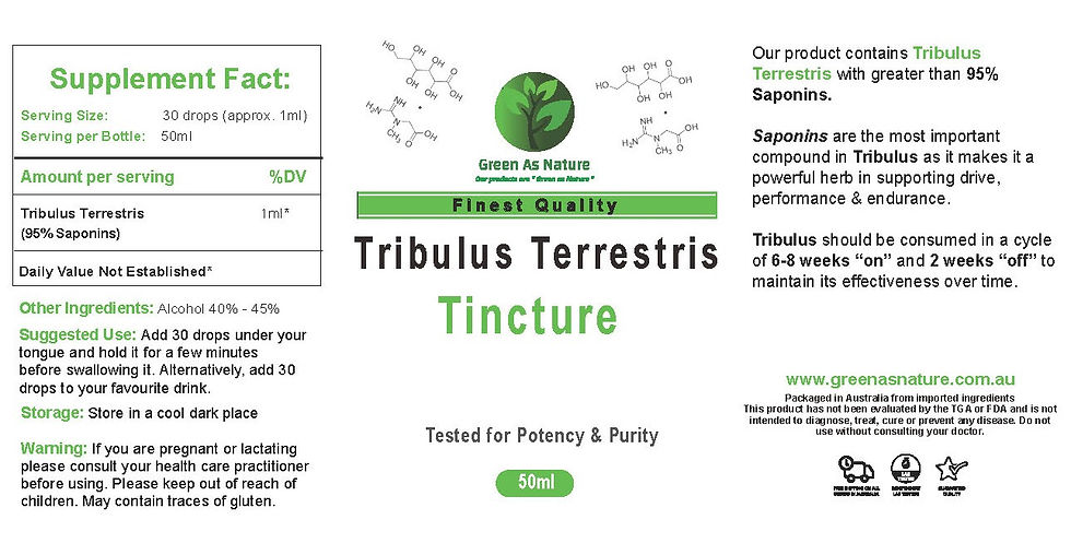 Thumbnail: Tribulus Terrestris Tincture 50ml