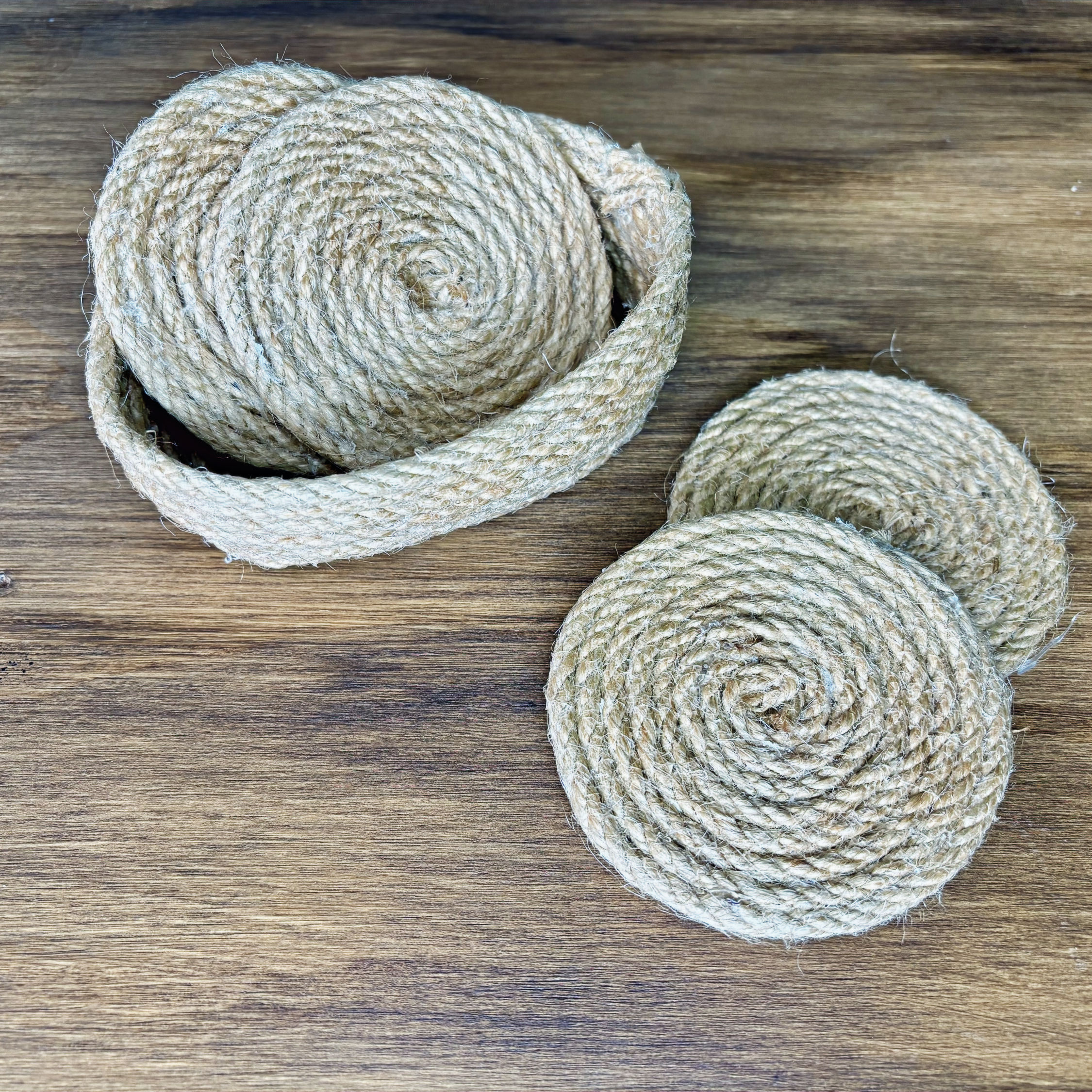Jute Rope Coaster & Basket DIY Kit
