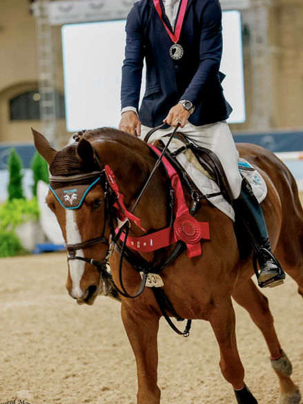 Chris Fellers and Dawsons Gold get second place at Seaside Equestrian Tour