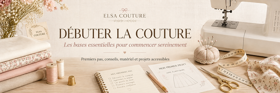 Debuter la couture