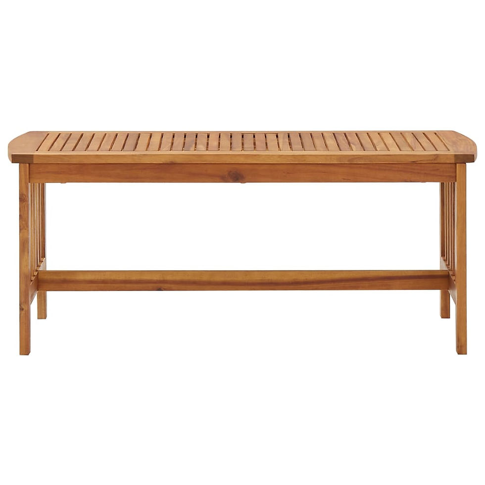 Миниатюра: Маса за кафе 102x50x43 см акациево дърво масив