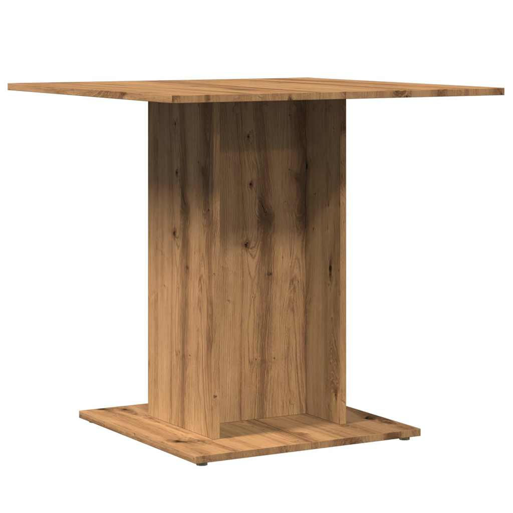 Трапезна маса Artisan Oak 80x80x75 cm Инженерна дървесина