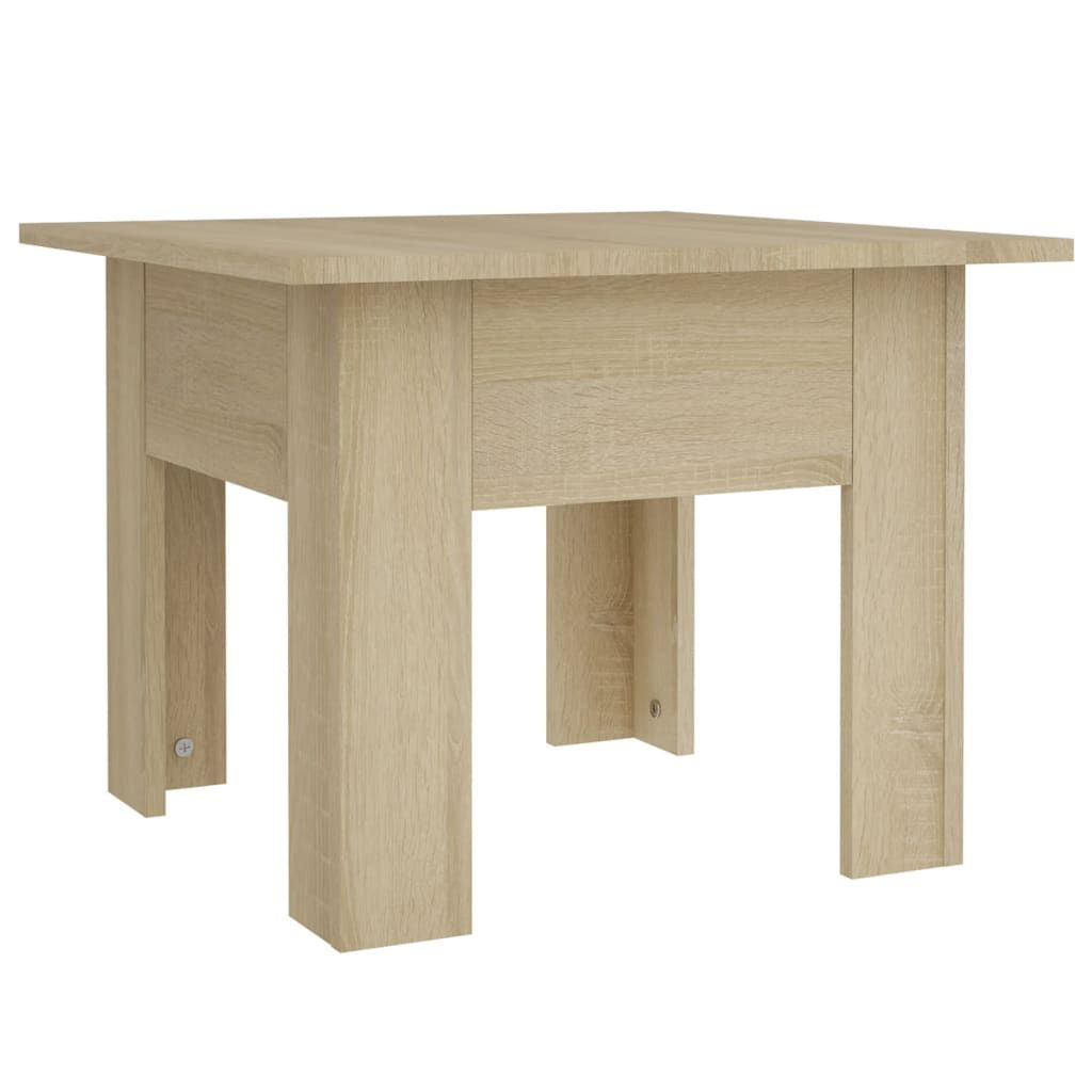 Кафе маса дъб сонома 55x55x42 см инженерно дърво