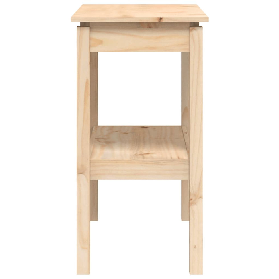 Миниатюра: Конзолна маса 80x40x75 см бор масив