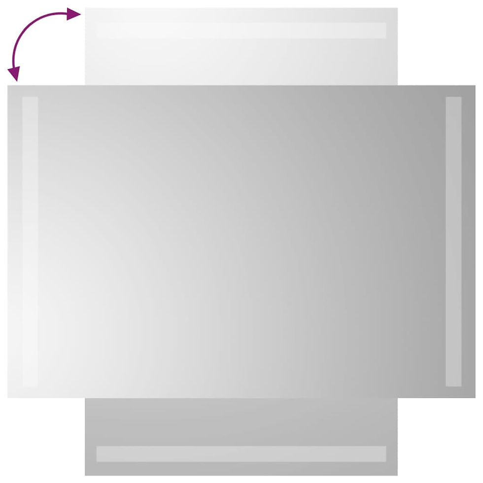 Миниатюра: LED огледало за баня 40x60 см