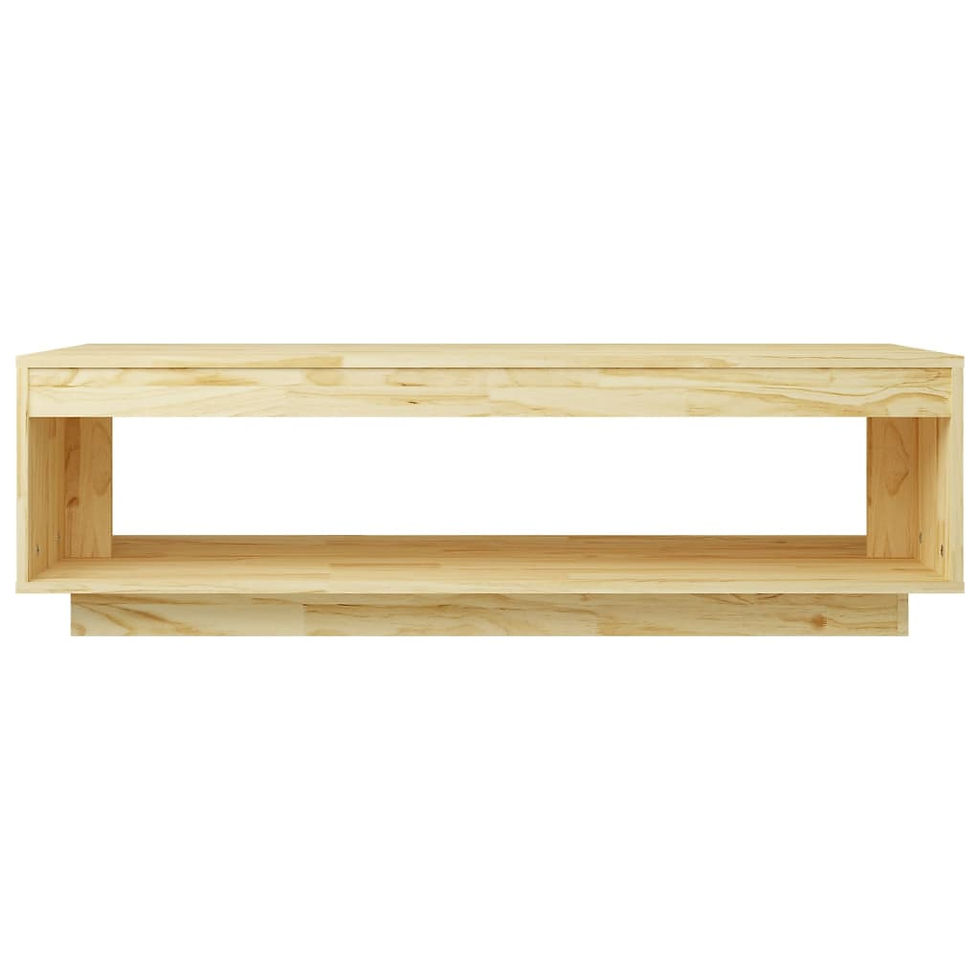 Миниатюра: Маса за кафе 110x50x335 см борово дърво масив