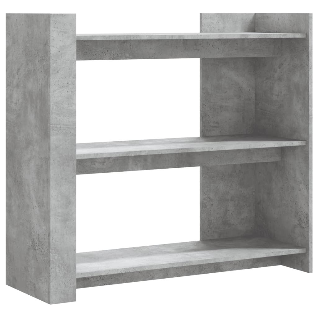 Конзолна маса бетонно сива 100x35x90 см инженерно дърво