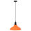 Миниатюра: висяща лампа регулируема височина E27 гланц оранжев ø 31 Cm