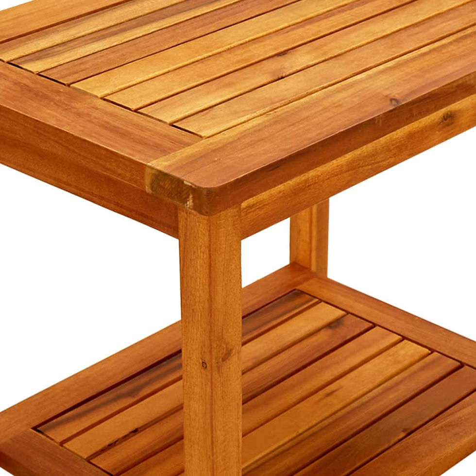 Миниатюра: Маса за кафе 50x35x45 см акациево дърво масив