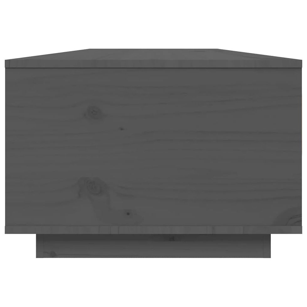 Миниатюра: Кафе маса сива 80x50x355 см борово дърво масив