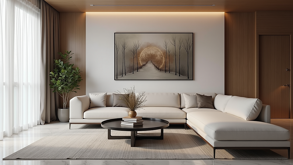 Transforming Spaces with Metal and Acrylic Art