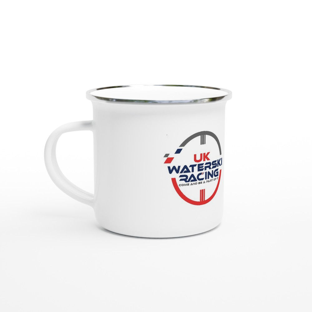 White 12oz Enamel Mug