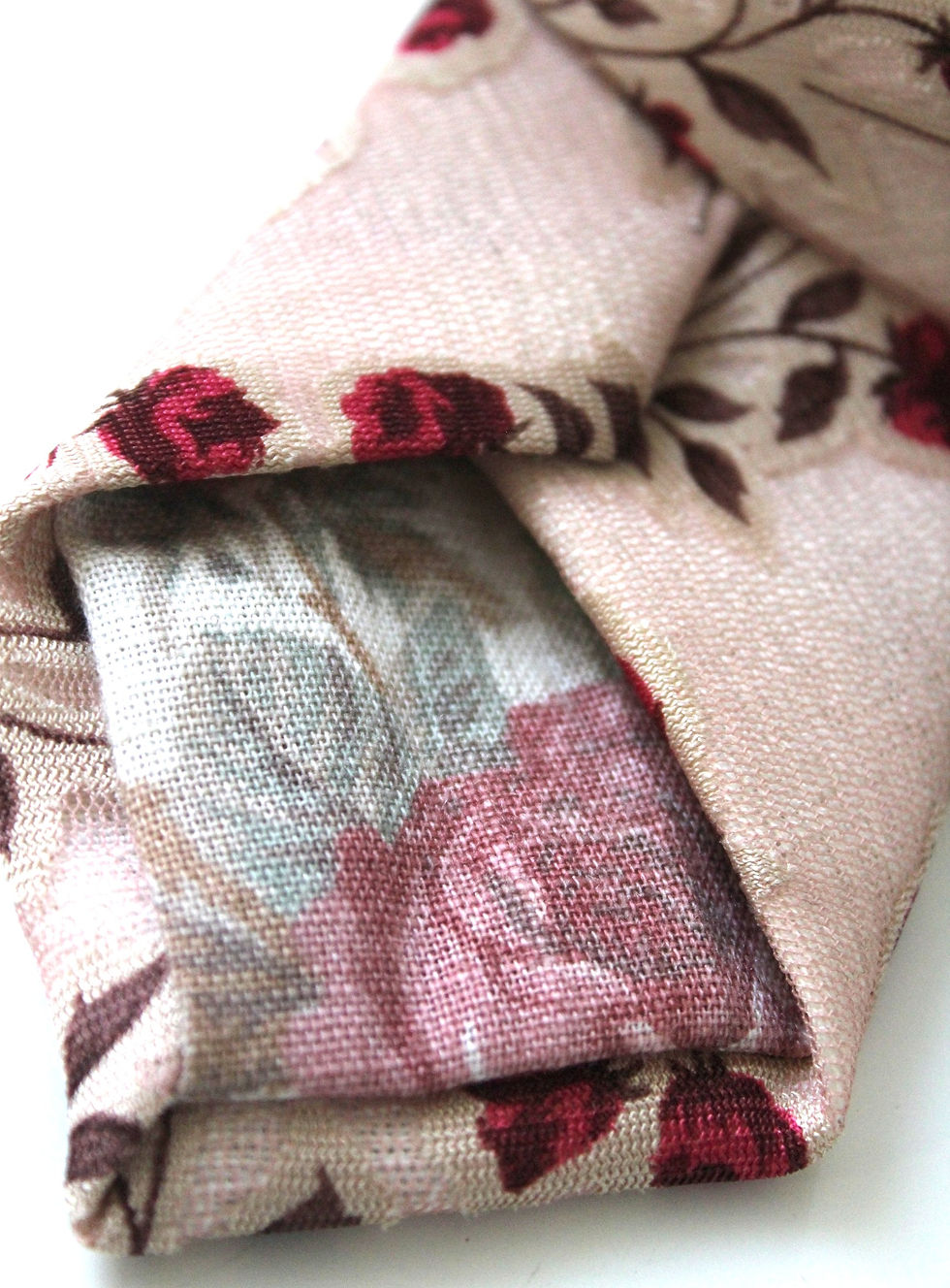 Roses Lace Blush Necktie | Weddings | Fancy Ties | Bespoke Ties