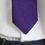 Thumbnail: Vibrant Electric Purple Raw Silk Necktie