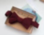 Petal Matte Finish Maroon Self Tying Bow Tie